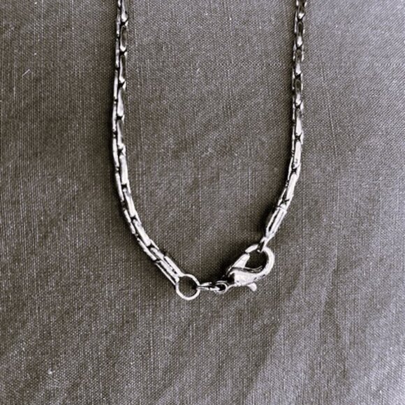 Sterling Silver Cross Pendant with CZ & Marcasite Pendant & Chain - Picture 6 of 8